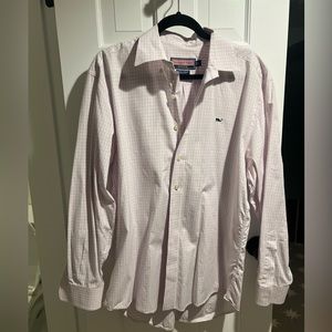 Vineyard Vines Stretch Poplin Tattersall Shirt